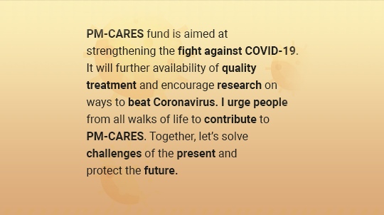 PM Message For COVID-19