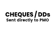 Donations Made Through Cheque and Demand Draft - sent directly to PMO
