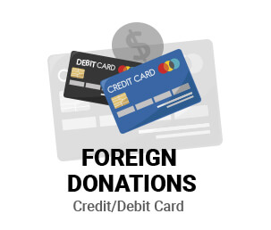 Foreign Donations (Credit/Debit Cards)